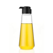 HomeWiz Plastic Oil Dispenser 500 ML Cooking Oil Dispenser Bottle Oil Container | Slide Top | Kitchen accessories items for home | Oil Dispenser 500 ML steel | Oil bottle for Kitchen
