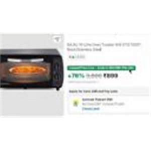 Bajaj 1000T Oven Toaster Grill (10 liter Otg)