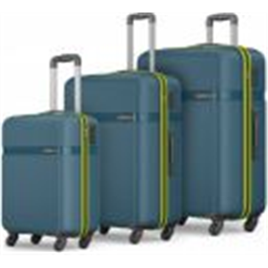 Safari Magnum Fury Set of 3 (Small 55cm | Medium 65cm | Large 75cm) 4W Cabin & Check-in Set 8 Wheels - 30 Inches