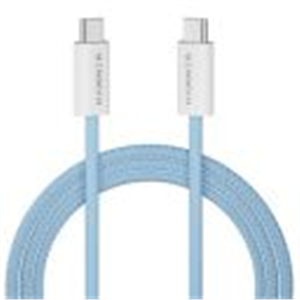 HAMMER Type C to Type C Cable 65W Braided, (Blue)