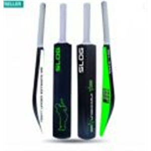 HF THE ORIGINAL Slog Full Size (Ideal for 15+) Hard PLastic For tennis Ball PVC/Plastic Cricket Bat (850 g)