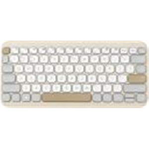 ASUS Marshmallow KW100 Bluetooth Multi-device Keyboard (Oat Milk)