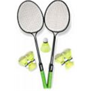 MINESFIT Badminton Racquet Set Of 2 Piece With 7 Piece Shuttle combo kit Badminton Kit