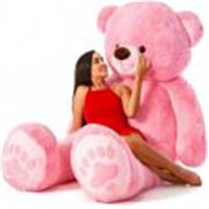 vtb retail stuffed toys 4 feet pink teddy bear -122 cm (Pink) - 48 inch