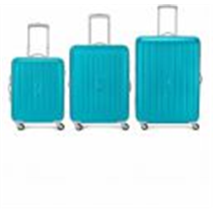 ARISTOCRAT Hard Body Set of 3 Luggage 4 Wheels - Photon 3 (Small 55cm | Medium 64cm | Large 75cm) - Trolley Bag - Teal