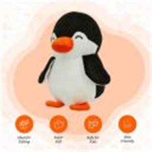 Babique Penguin, Plush/Soft Toy (Black and White, 17 cm)