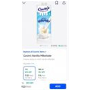 Swiggy Instamart : Cavin's Vanilla Milkshake
