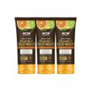 WOW SKIN SCIENCE Set of 3 Brightening Vitamin C & Niacinamide Face Wash - 80ml each