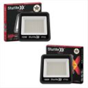 Sturlite Toddo 100 W LED Flood Light - (Pack of 2) (L-G-0187-100W) Flood Light Outdoor Lamp (Black)