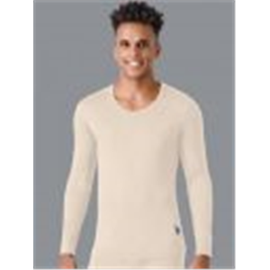 U.S. Polo Assn Men Beige Solid Thermal Tops