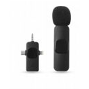 Juarez K15 Wireless Microphone All-in-One 3-Port Mini Lavalier Mic