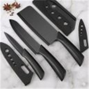 ZROY ENTERPRISE 3 Pc Stainless Steel, Plastic Knife Set 3-Piece Kitchen Knife Set with Protective Covers