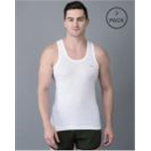 DOLLAR Pack of 3 Men Solid Combed Cotton Shrinkless Vest