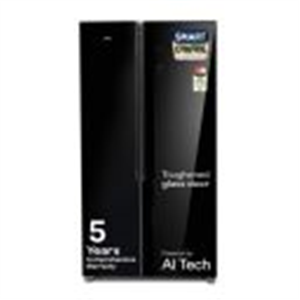 Godrej 540 L 3 Star 5 | Toughened Glass Door | Frost Free SBS Inverter Refrigerator (2026 Model, RS EONVELVET 580C RID OP BK, Opera Black, 52141501SD03653)