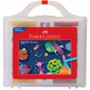 Faber-Castell Oil Pastels Set of 50 Easy to Pack and Carry Colour Tool Box (Plastic Box Packing)