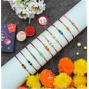 PartySutra Combo of 10 Dora Rakhi Set | RKHMPR52
