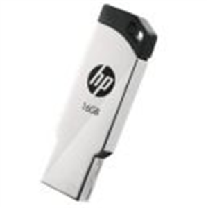 HP v236w 16GB USB 2.0 Pen Drive, Metal Silver