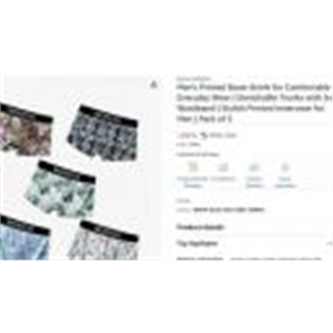 Men's Printed Boxer Briefs for Comfortable Everyday Wear | Stretchable Trunks with Soft Waistband | Stylish Printed Innerwear for Men | Pack of 5