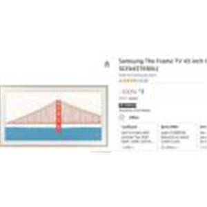 Samsung The Frame TV 43 inch Bezel (Teak Color, VG-SCFA43TKBXL)