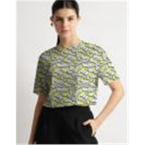ATTIRE EMPIRE Women Typographic Print Relaxed Fit Top