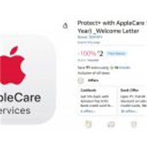Protect+ with AppleCare Services for iPhone 15 Plus (1 Year) _Welcome Letter