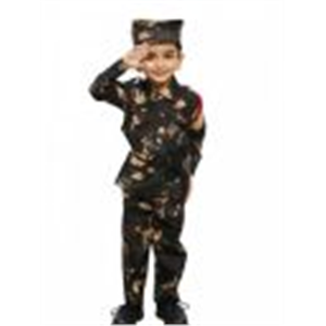 itsmycostume Kids Printed Long Sleeves Shirt With Trousers Army Costume