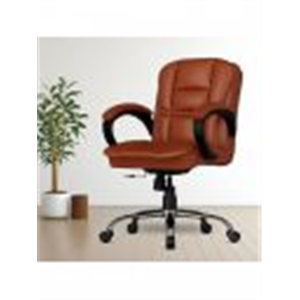 FUGO Tan Adjustable Seat Height Study Arm Chair
