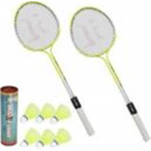 saipro ROXON Phantom Badminton Racquet Set Of 2 Piece With 6 Piece Badminton Kit