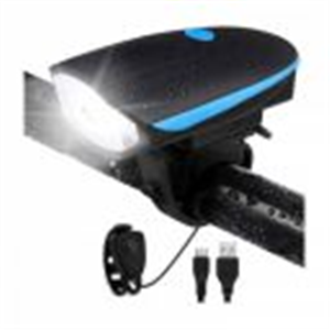 VISTAR Rechargeable Mouse Shaped Cycle Horn Light Bell (Black)