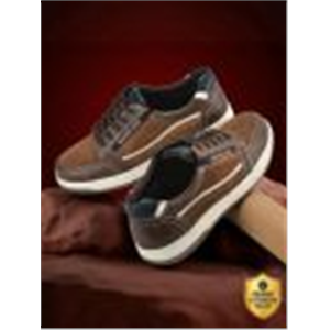 WOODLAND Casual Daily Wear Lightweight Breathable Comfortable Sneakers For Men (Brown , 10)