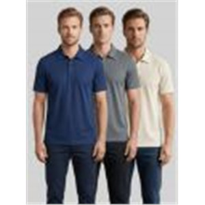 Dollar Pack of 3 Men Solid Polo Neck Polyester Multicolor T-Shirt