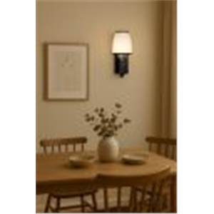 BENE Ennis Wooden Indoor Modern Wall Light, E-27 Base Wall Lamp | 12 cm (Wood, Pack of 1)