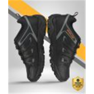 WOODLAND Outdoor Trekking Lightweight Breathable Durable Hiking & Trekking Shoes For Men (Black , 6)