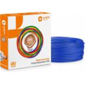 Orient Electric Diamond Series 1.5 mm Electrical Wire|90 m| Copper| Uni-colour FR PVC Insulation 1.5 sq/mm Blue 90 m Wire (Blue)