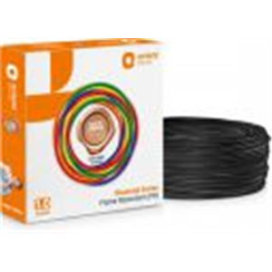 Orient Electric Diamond Series 1 mm Electrical Wire|90 m| Copper| Uni-colour FR PVC Insulation 1 sq/mm Black 90 m Wire (Black)