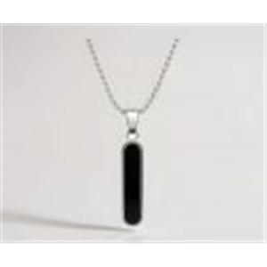 Okos Silver Bar Pendant | Minimalist Rectangular Pendant | PD1000922RHD
