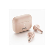 Boat Airdopes Joy v2 w/Up to 35H Battery, Pocketable Design, ASAP™ Charge, 13mm Drivers, Easy Touch Controls, ENx™ Tech, Beast™ Mode, IWP™ & App Support TWS Bluetooth Earbuds with mic (Dusty Rose)
