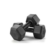 Star X Hexa PVC Dumbbell Set for Home Gym Workout, Dumb..