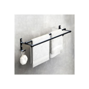 MIORAH Bathroom 24 Inch Aero Space Aluminum Towel Hange..