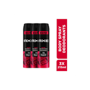 AXE intense Body Spray - For Men (645 ml, Pack of 3)