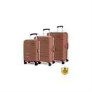 KAMILIANT Hard Body Set of 3 Luggage 8 Wheels - ARMOR -..