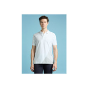 Pepe Jeans Men Colorblock Polo Neck Pure Cotton White T..