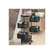 ZooY 5 Layer Kitchen Trolley Storage Rack Square Design..