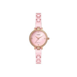 TIMEX Analog Watch for Women with Mother of Pearl Pink..