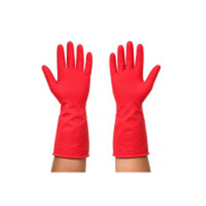 AM Safe-X Rubber Cleaning Gloves for Kitchen & Househol..