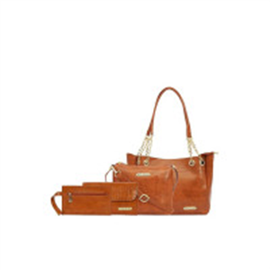 Bagsy Malone Vegan Leather Stylish Tote Bag Pack of 5 |..