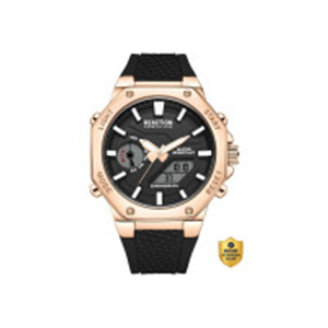 Kenneth Cole Reaction Digi-Analog Black Textured Dial | Chronograph Watch for Men's | KRWGP2191704 Analog-Digital Watch - For Men