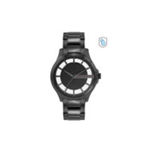 Armani Exchange Men Black Dial & Stainless Steel Bracel..
