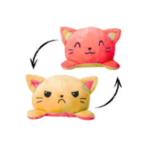 Mini Steps Reversible Cat Plush Toy for Kids | Ultra-So..