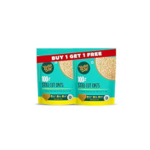 Yogabar Steel Cut Oats 750g(Pack of 2)| 100% Whole Grai..